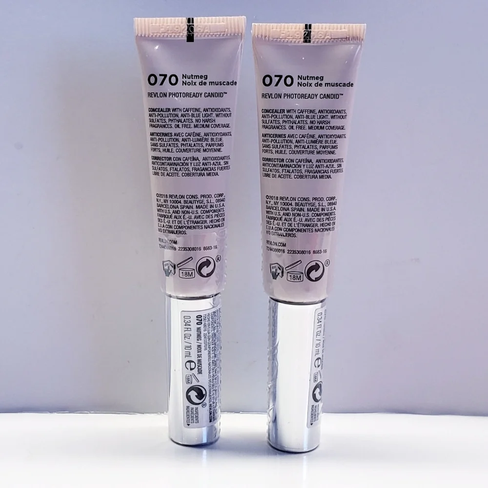 Revlon Photoready Candid Antioxidant Concealer- NUTMEG #070 (2 pcs)